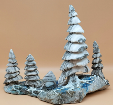 Preview: Binntree-Gruppe auf Ultramarin-Lapis